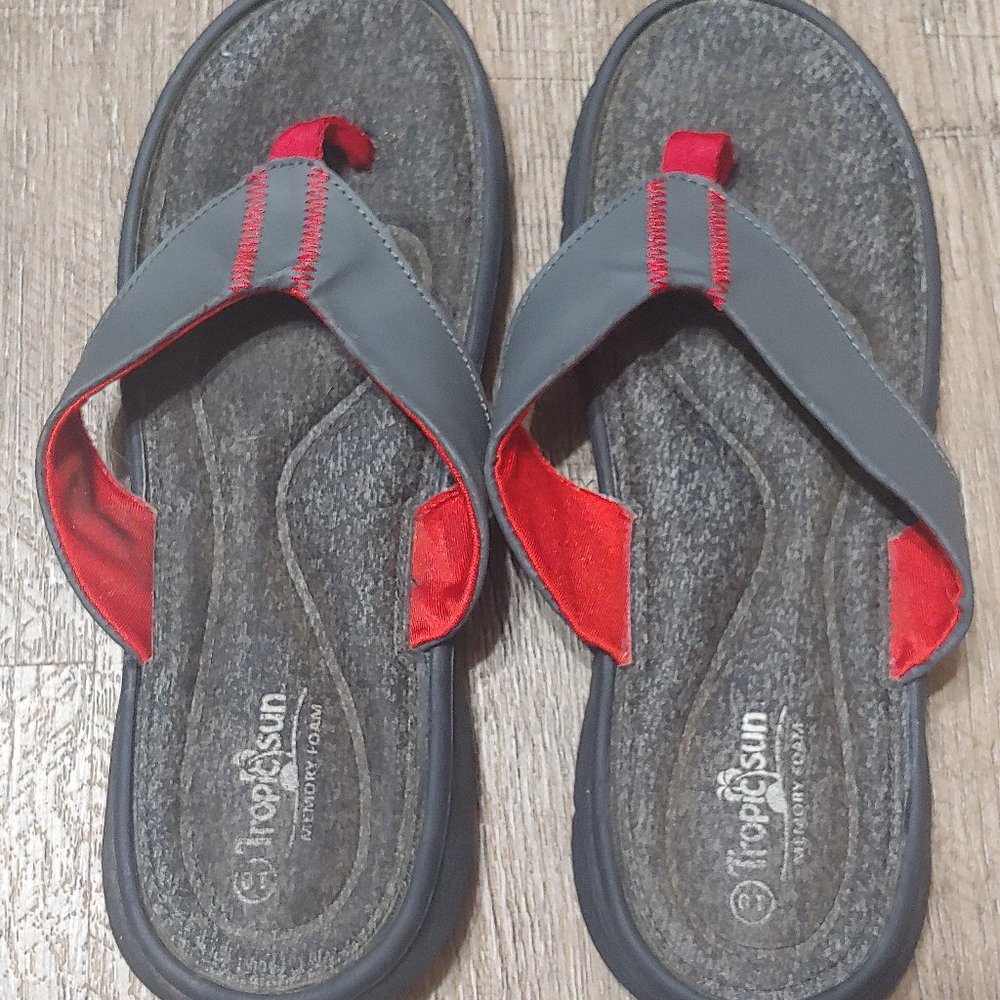 Tropic Sun mans flip flops size 10